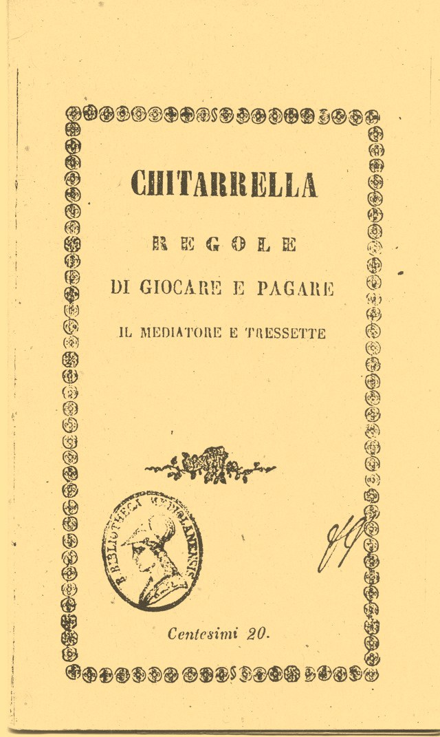 1866 chitarrella ruggier